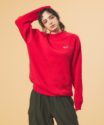 【PENNEY'S】ペニーズ キツネ/ペニーズ フォックス/THE FOX ワッペン　モックネックニット