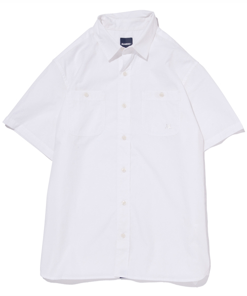 XLARGE（エクストララージ）の「S/S BROAD SHIRT（シャツ/ブラウス・メンズ・ホワイト/ブラック/オリーブ/ネイビー・SMALL/MEDIUM/X-LARGE/LARGE）」の2枚目の写真