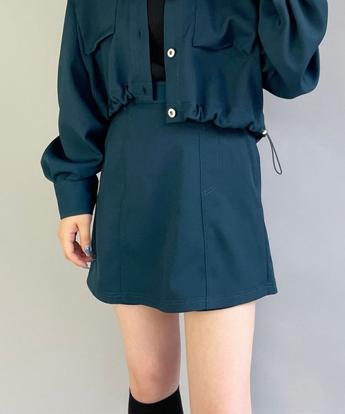 179/WG(イチナナキュウダブルジー)の「ツイルラップキュロット(その他パンツ・レディース・ベージュ/チャコールグレー/ピンク/グリーン・MEDIUM)」の4枚目の写真