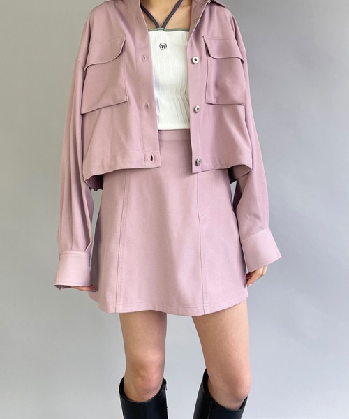 179/WG(イチナナキュウダブルジー)の「ツイルラップキュロット(その他パンツ・レディース・ベージュ/チャコールグレー/ピンク/グリーン・MEDIUM)」の16枚目の写真