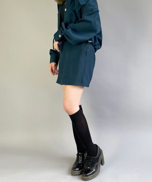 179/WG(イチナナキュウダブルジー)の「ツイルラップキュロット(その他パンツ・レディース・ベージュ/チャコールグレー/ピンク/グリーン・MEDIUM)」の5枚目の写真