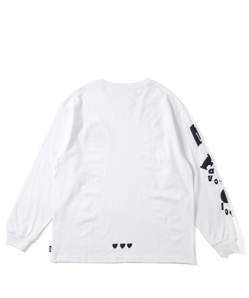 Chocomoo(チョコムー)の「chocomoo x MFC STORE L/S TEE(Tシャツ/カットソー・メンズ・ホワイト/スモーキーグリーン系/ネイビー系・M/XXL/L/S/XL)」の5枚目の写真