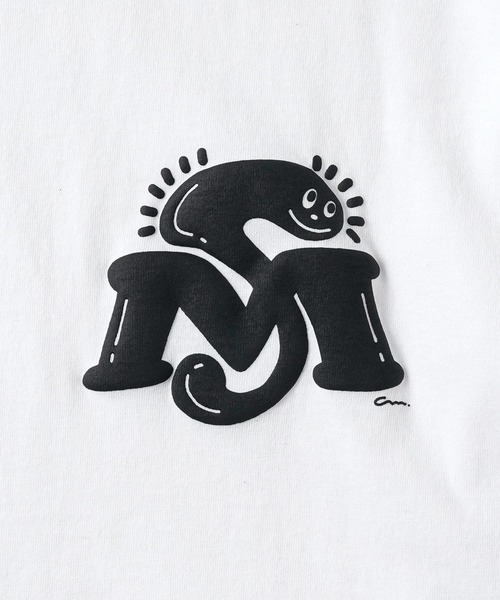 Chocomoo(チョコムー)の「chocomoo x MFC STORE L/S TEE(Tシャツ/カットソー・メンズ・ホワイト/スモーキーグリーン系/ネイビー系・M/XXL/L/S/XL)」の6枚目の写真
