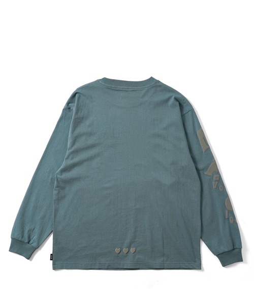 Chocomoo(チョコムー)の「chocomoo x MFC STORE L/S TEE(Tシャツ/カットソー・メンズ・ホワイト/スモーキーグリーン系/ネイビー系・M/XXL/L/S/XL)」の11枚目の写真
