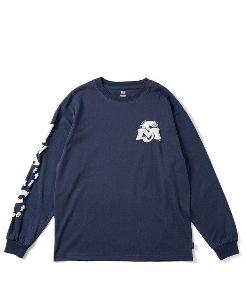 Chocomoo(チョコムー)の「chocomoo x MFC STORE L/S TEE(Tシャツ/カットソー・メンズ・ホワイト/スモーキーグリーン系/ネイビー系・M/XXL/L/S/XL)」の16枚目の写真