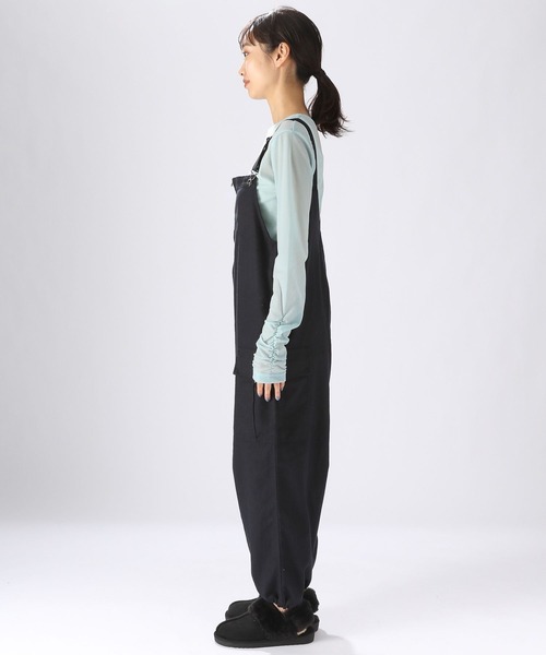 niko and...（ニコアンド）の「トロットカーゴサロペット（サロペット/オーバーオール・レディース・ダークブラウン/ブラック/カーキ・FREE）」の11枚目の写真