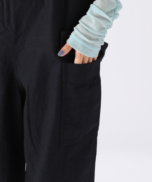 niko and...（ニコアンド）の「トロットカーゴサロペット（サロペット/オーバーオール・レディース・ダークブラウン/ブラック/カーキ・FREE）」の16枚目の写真