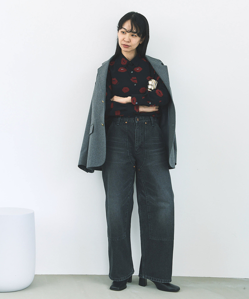 HARDY NOIR（アルディーノアール）の「LIP PRINTシャツ（シャツ 