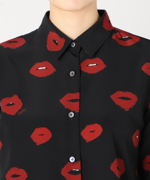HARDY NOIR（アルディーノアール）の「LIP PRINTシャツ（シャツ 