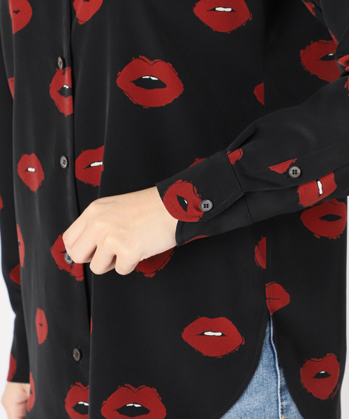 HARDY NOIR（アルディーノアール）の「LIP PRINTシャツ（シャツ 