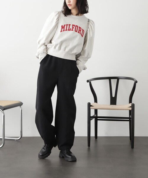 FREE'S MART（フリーズマート）の「◆カレッジロゴパフスリーブショート丈スウェット（スウェット・レディース・ホワイト系その他/ネイビー・FREE）」の18枚目の写真