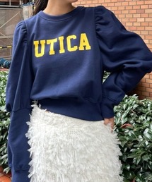 FREE'S MART | ◆カレッジロゴパフスリーブショート丈スウェット(スウェット)