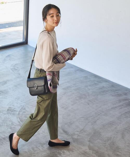 coen（コーエン）の「レトロフラップショルダーバッグ（ショルダーバッグ・レディース・オリーブ/ブラック/モカ・FREE）」の6枚目の写真