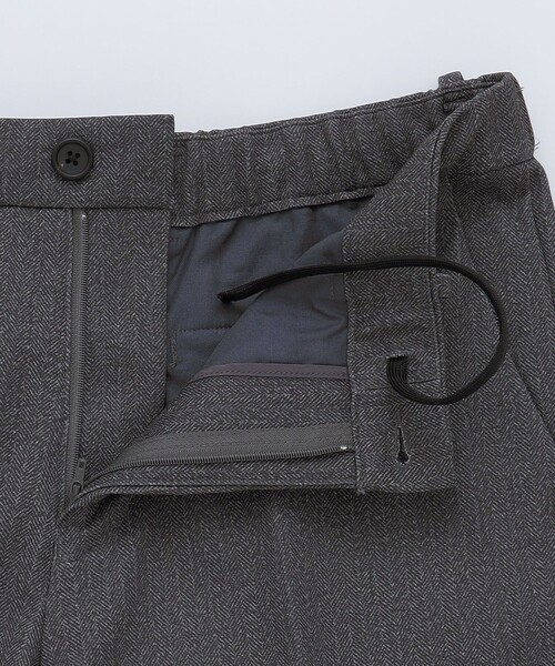 SHIPS(シップス)の「SHIPS: ツイード プリント ストレッチ イージー テーパード スラックス(スラックス・メンズ・ダークグレー/ネイビー/グレー・MEDIUM/SMALL/LARGE/X-LARGE)」の10枚目の写真