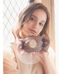 Maison de FLEUR  メゾンドフルール パールキャンディポーチ Maison de FLEUR（メゾンドフルール）の「・オーガンジーパール
