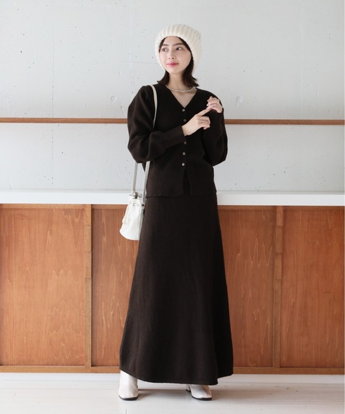 ニット帽 ニットキャップ ビーニー セール】【SETUP7】ローゲージニット帽 ニットキャップ ニット