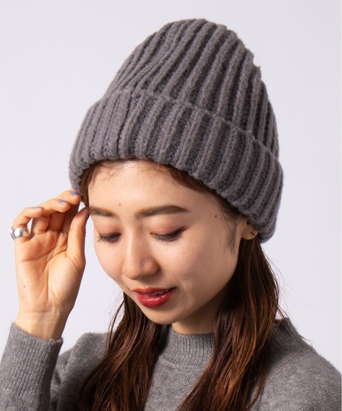 セール】【SETUP7】ローゲージニット帽 ニットキャップ ニット