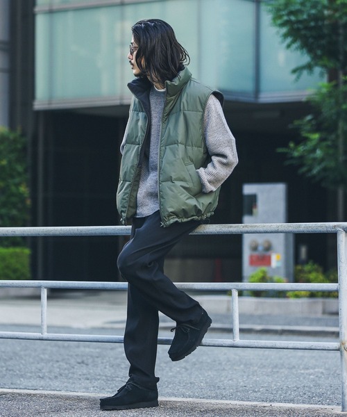 URBAN RESEARCH Sonny Label（アーバンリサーチサニーレーベル）の「中綿リバーシブルベスト（ダウンベスト・メンズ・カーキ/ブラック・MEDIUM/LARGE）」の13枚目の写真