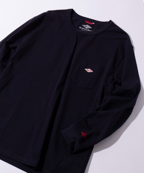 BALL(ボール)の「【BALL】60500 ヘビーウエイト天竺 ワッペンポケ付きTシャツ(Tシャツ/カットソー・メンズ・ブラウン/ブラウン系その他2/ネイビー/グレー/オフホワイト/ブラック/イエロー/レッド・L/M/LL)」の1枚目の写真