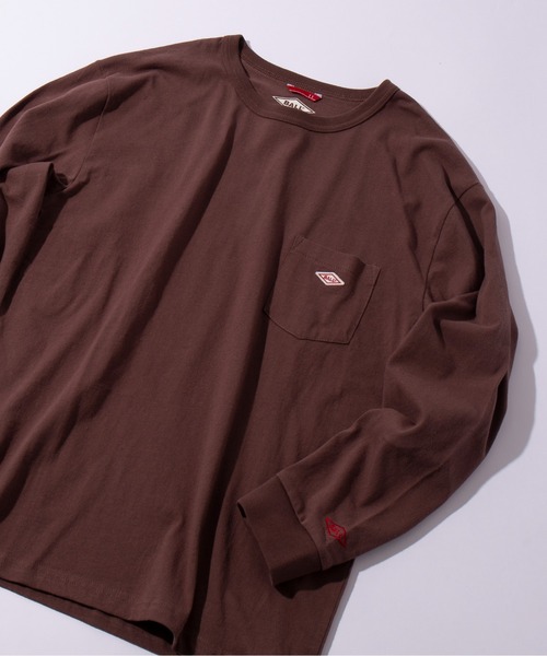 BALL(ボール)の「【BALL】60500 ヘビーウエイト天竺 ワッペンポケ付きTシャツ(Tシャツ/カットソー・メンズ・ブラウン/ブラウン系その他2/ネイビー/グレー/オフホワイト/ブラック/イエロー/レッド・L/M/LL)」の5枚目の写真