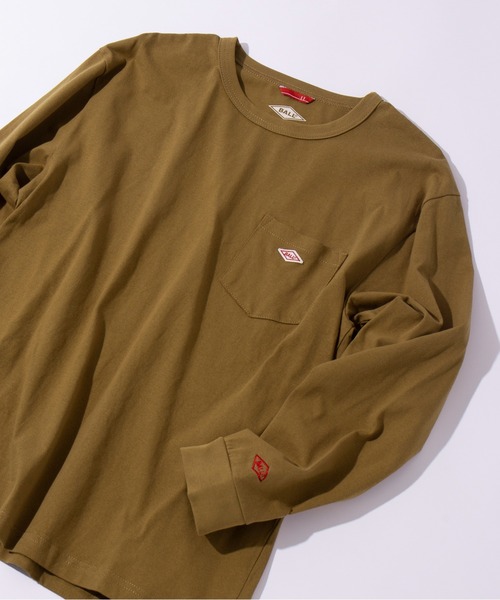 BALL(ボール)の「【BALL】60500 ヘビーウエイト天竺 ワッペンポケ付きTシャツ(Tシャツ/カットソー・メンズ・ブラウン/ブラウン系その他2/ネイビー/グレー/オフホワイト/ブラック/イエロー/レッド・L/M/LL)」の7枚目の写真