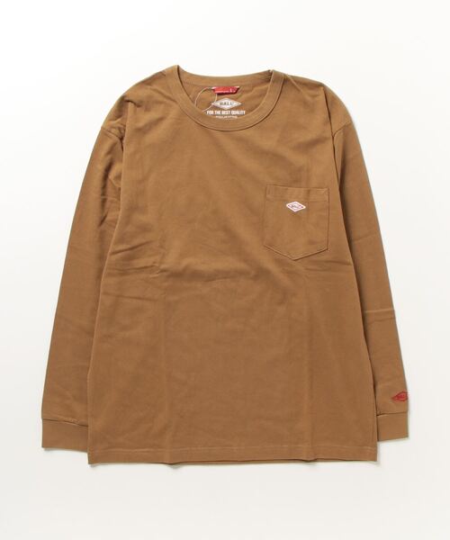 BALL(ボール)の「【BALL】60500 ヘビーウエイト天竺 ワッペンポケ付きTシャツ(Tシャツ/カットソー・メンズ・ブラウン/ブラウン系その他2/ネイビー/グレー/オフホワイト/ブラック/イエロー/レッド・L/M/LL)」の10枚目の写真