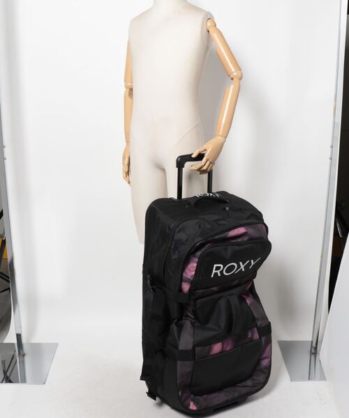 ROXY(ロキシー)の「LONG HAUL TRAVEL BAG/ロキシー大容量オリジナルプリントローラーキャリートラベルバッグ105L(スーツケース/キャリーバッグ・レディース・ブラック・FREE)」の6枚目の写真