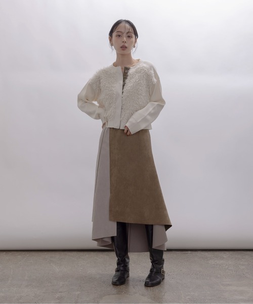 ファードッキングロゴテープニットカーデ Eimee Law│Eimee Law