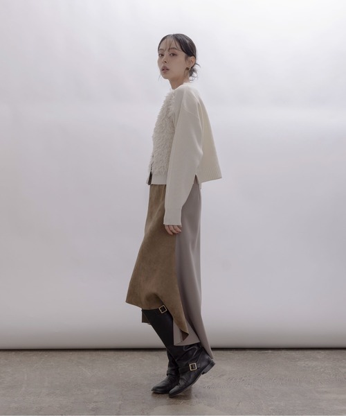 ファードッキングロゴテープニットカーデ Eimee Law│Eimee Law