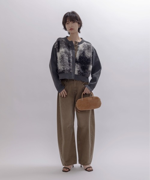 ファードッキングロゴテープニットカーデ Eimee Law│Eimee Law