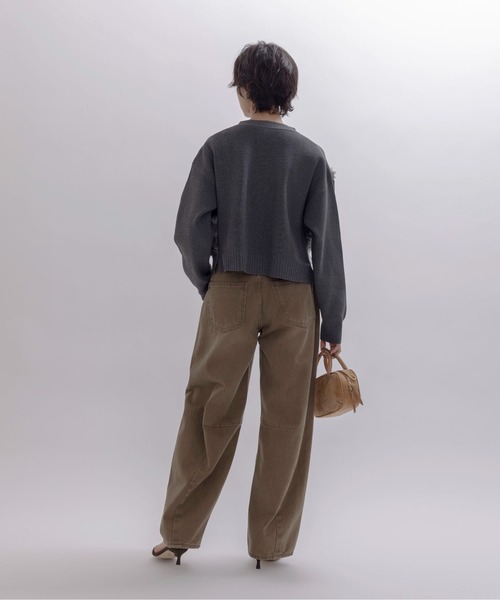 ファードッキングロゴテープニットカーデ Eimee Law│Eimee Law