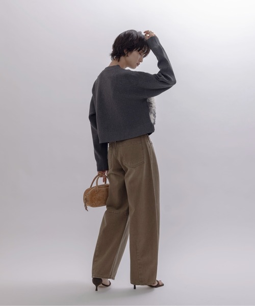 ファードッキングロゴテープニットカーデ Eimee Law│Eimee Law