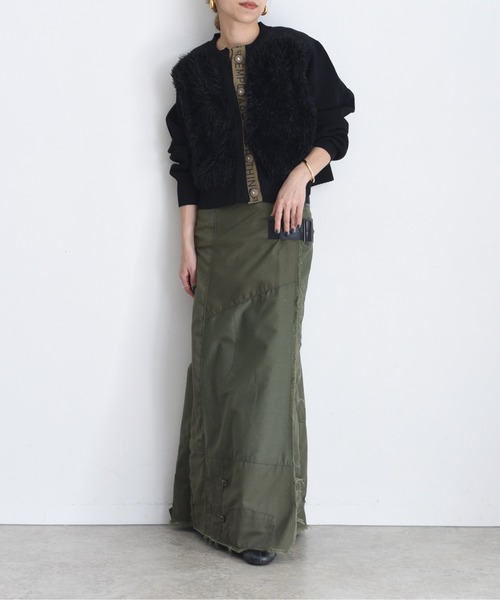 ファードッキングロゴテープニットカーデ Eimee Law│Eimee Law