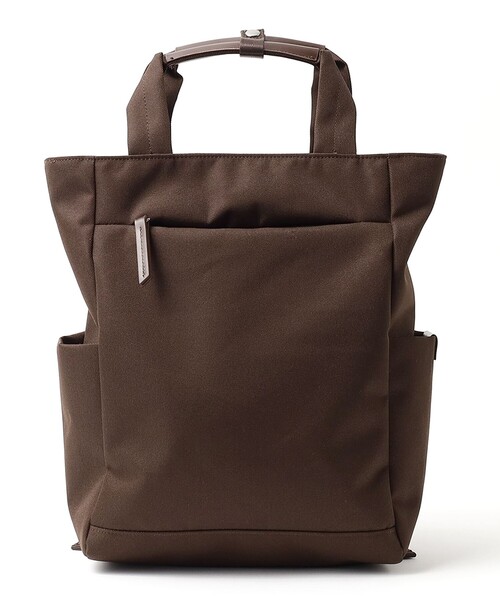 BEAMS HEART(ビームスハート)の「2WAY シンプルバックパック(A4サイズ収納可能)(バックパック/リュック・レディース・ライトグレー/ブラック/オリーブ/サックスブルー/ベージュ/ブラウン・ONE SIZE)」の3枚目の写真