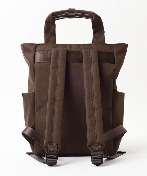 BEAMS HEART(ビームスハート)の「2WAY シンプルバックパック(A4サイズ収納可能)(バックパック/リュック・レディース・ライトグレー/ブラック/オリーブ/サックスブルー/ベージュ/ブラウン・ONE SIZE)」の18枚目の写真
