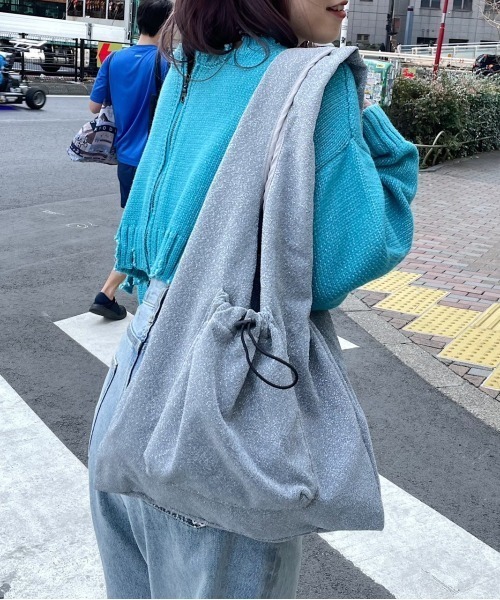 PAGEBOY(ページボーイ)の「ドロストシャイニートートBAG(トートバッグ・レディース・ネイビー/グレー/ブラック・FREE)」の3枚目の写真