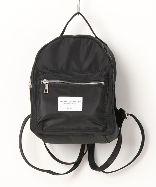 ALTROSE（アルトローズ）の「ミニリュック シンプル フェイクレザー 合皮 シード（バックパック/リュック・レディース・ブラック系/ブラック/アイボリー/シルバー/グレー/カーキ・FREE）」の18枚目の写真