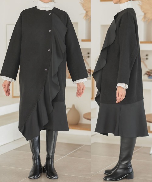 DONOBAN（ドノバン）の「ドッキングフリルコート（その他アウター）」 WEAR