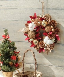 LBC（エルビーシー）の「モコモコナチュラルリース M（インテリア雑貨）」