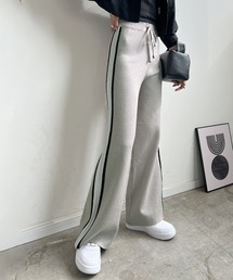 ラインニットパンツ