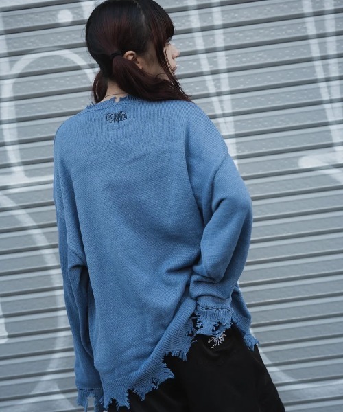 gibous/ギボス/別注 ダメージニット（ニット/セーター）｜L.H.P（エルエイチピー）