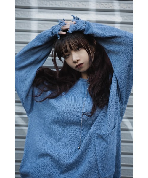 gibous/ギボス/別注 ダメージニット（ニット/セーター）｜L.H.P（エルエイチピー）