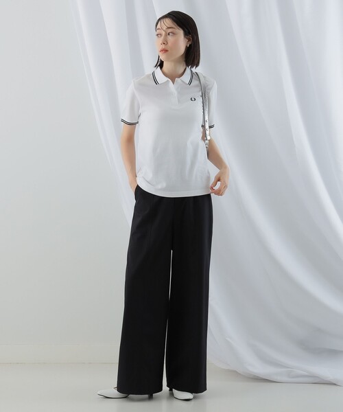 Ray BEAMS(レイビームス)の「Ray BEAMS / ハイウエスト ダブル ベルト パンツ(その他パンツ・レディース・ブラック/ベージュ・0/1)」の17枚目の写真