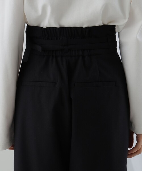 Ray BEAMS(レイビームス)の「Ray BEAMS / ハイウエスト ダブル ベルト パンツ(その他パンツ・レディース・ブラック/ベージュ・0/1)」の19枚目の写真