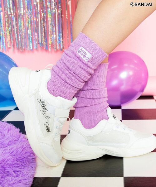 BREEZE(ブリーズ)の「【たまごっち】カラールーズソックス(ソックス/靴下・キッズ・イエロー/ラベンダー/ミント・21/15 /24/18)」の3枚目の写真