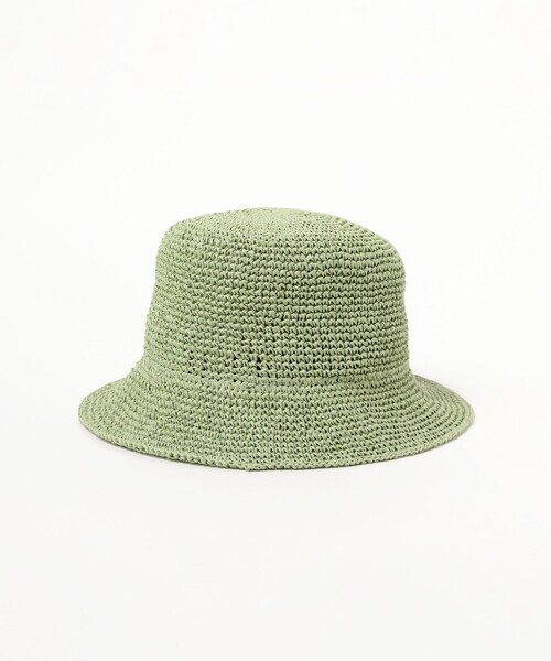 Ray BEAMS（レイビームス）の「Ray BEAMS /?ペーパー ハット（ハット・レディース・グリーン系その他/ナチュラル・ONE SIZE）」の11枚目の写真
