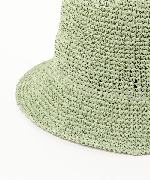 Ray BEAMS（レイビームス）の「Ray BEAMS /?ペーパー ハット（ハット・レディース・グリーン系その他/ナチュラル・ONE SIZE）」の12枚目の写真