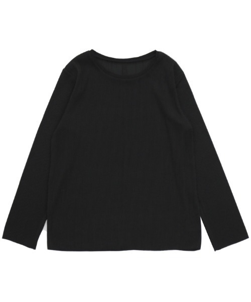 select MOCA(セレクトモカ)の「プリーツストライプトップス(Tシャツ/カットソー・レディース・ホワイト系その他/アイボリー/ブラック/グレー系その他/ライトグレー・FREE)」の17枚目の写真