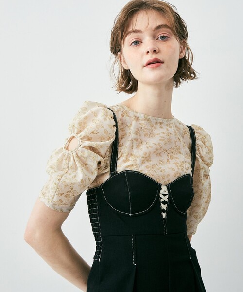 DEICY 大人気 ポワンティエフルールブラウス DEICY 大人気 ポワンティエフルールブラウス