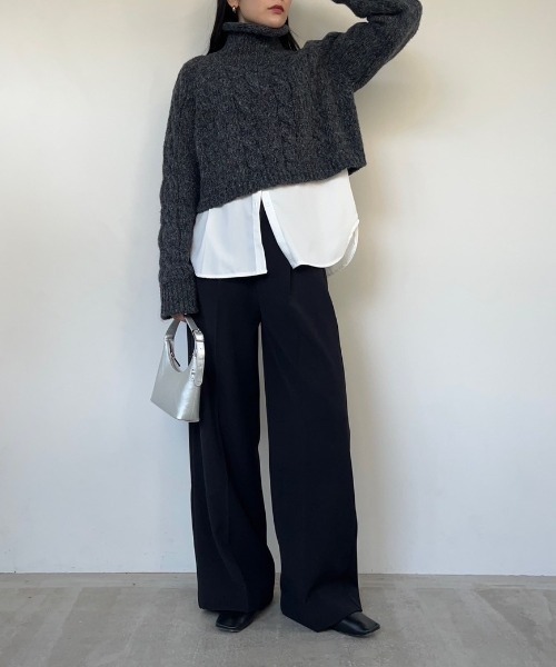 AMAIL（アマイル）の「Standard SuKanTsu（その他パンツ・レディース・ベージュ/ブラック・S/M）」の21枚目の写真